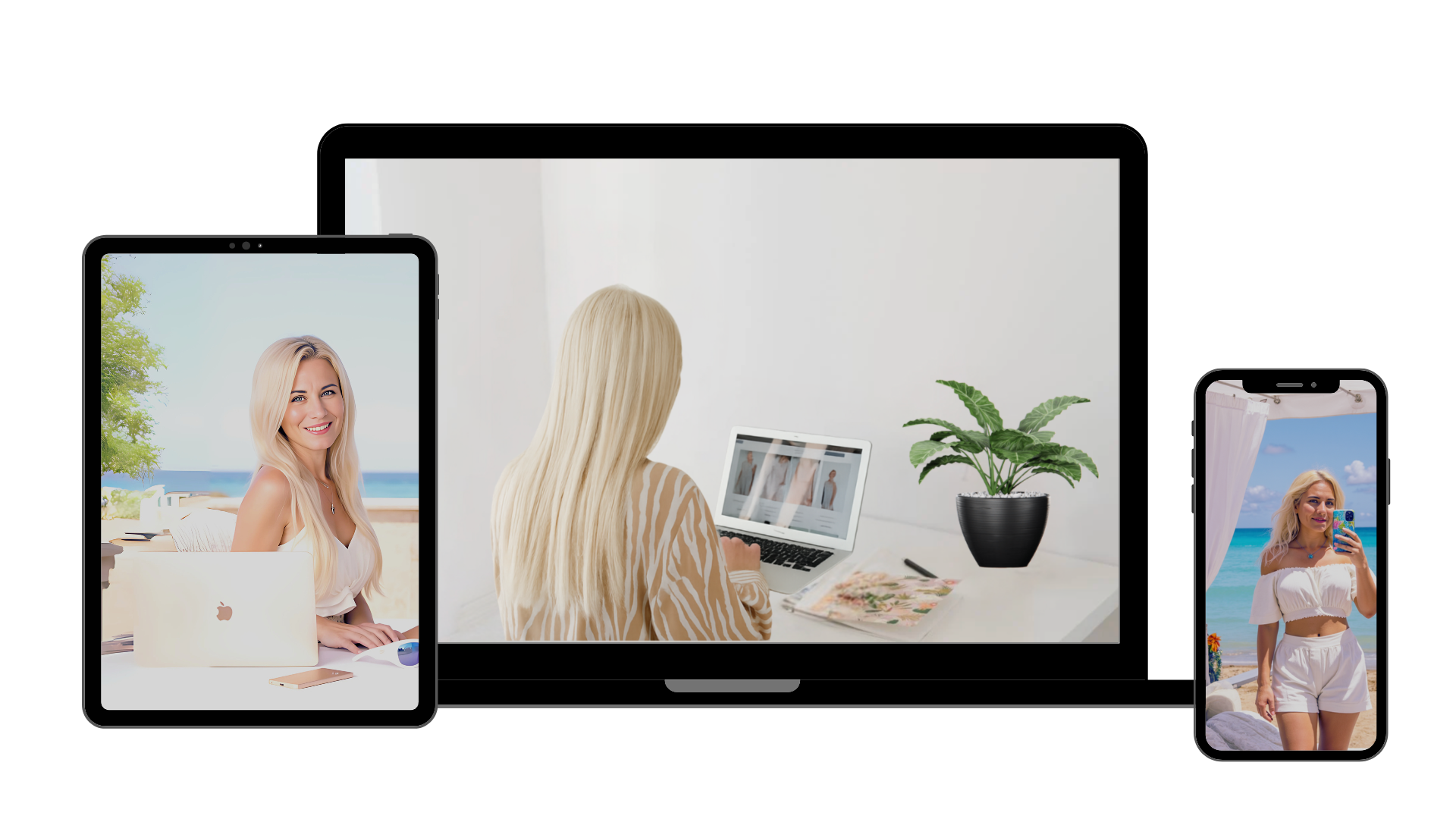 Join Erica Duran To Leverage AI In Your Business Erica Duran's Soulful AI™ Device Mock-up