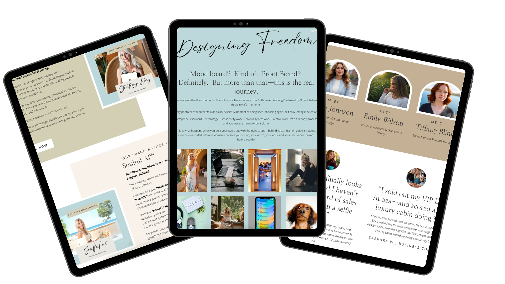 Claim Erica Duran's highest converting webpage templates in Soulful AI™