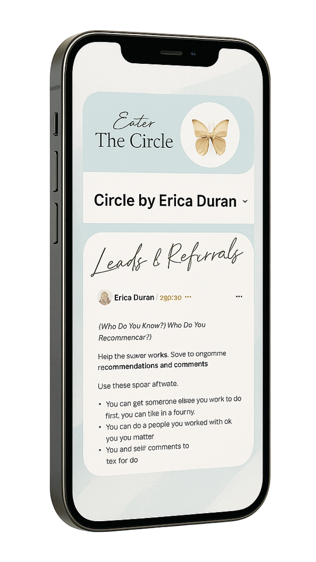 iPhone Circle By Erica Duran Mock-up for Website 1080 x 1920