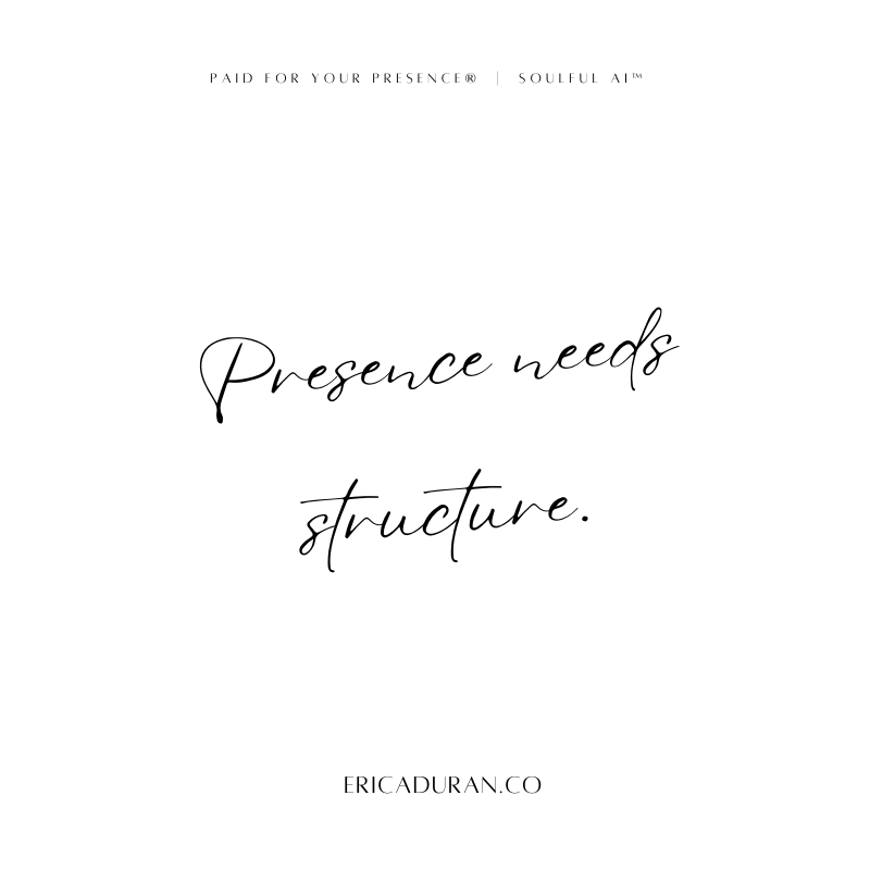 Erica Duran overlooking the ocean from a balcony, symbolizing clarity, structure, and intentional presence.