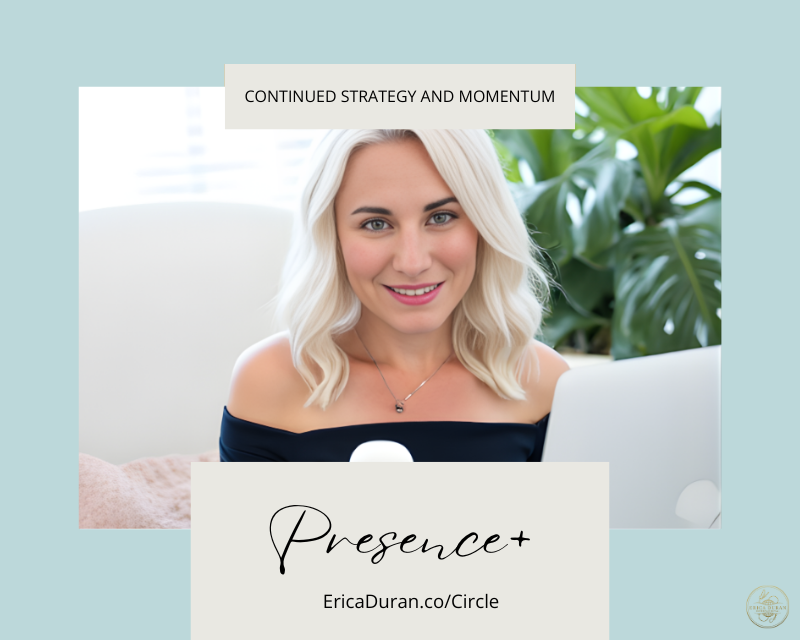 Presence+ program cover by Erica Duran