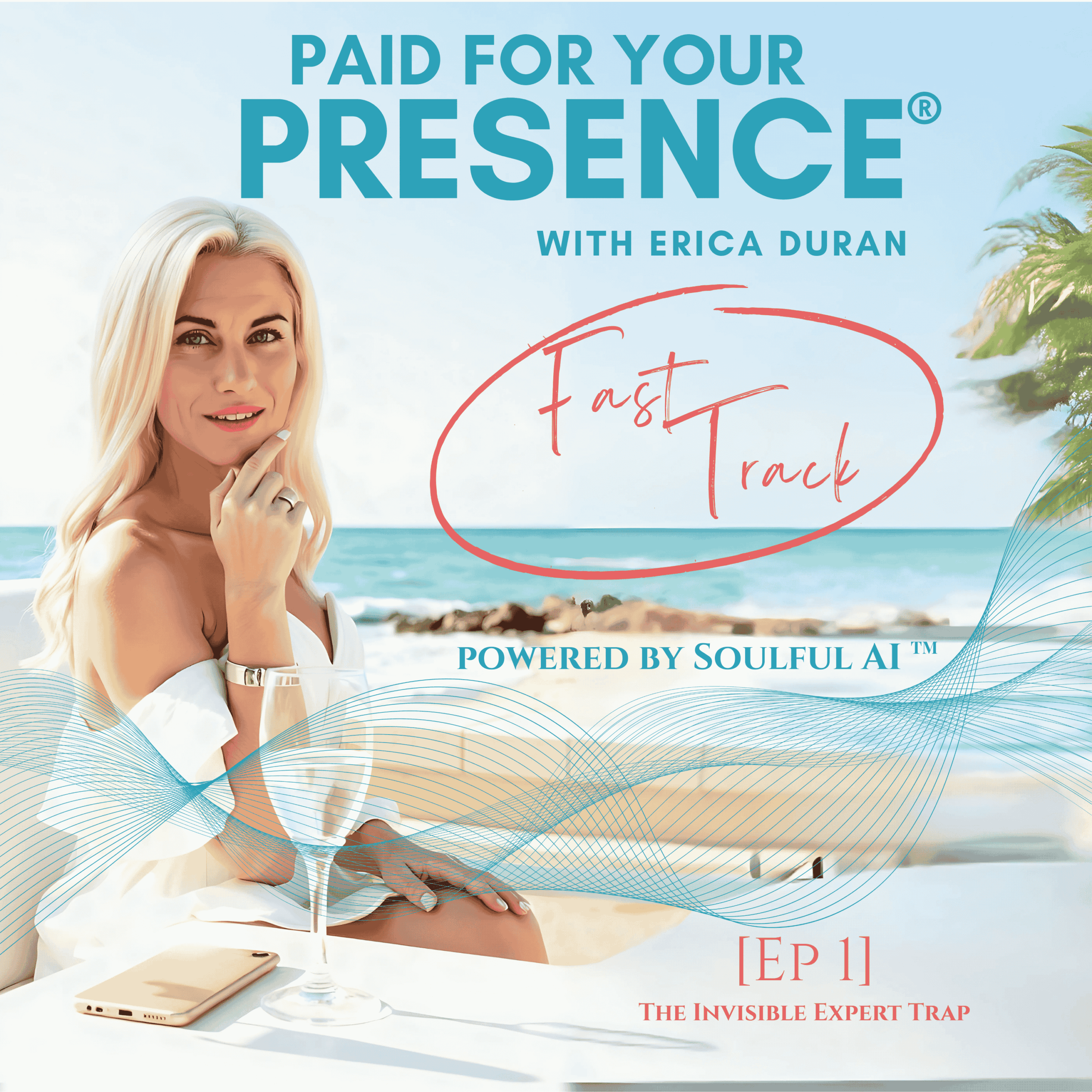 Presence, By Design — Blog Feature Erica Duran overlooking the ocean from a balcony, symbolizing clarity, structure, and intentional presence.